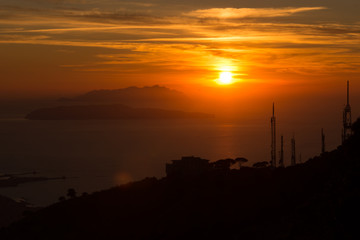 Tramonto a Erice, Sicilia - Italia