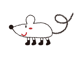 お洒落なネズミさん