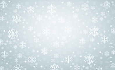 Naklejka na ściany i meble snowflake winter banner background vector illustration eps10