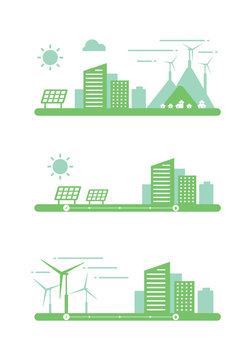 graphic clean energy, vector