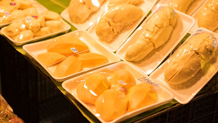 Durian sheep and put up for sale.