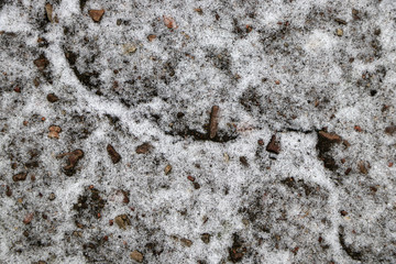 background texture fresh snow on the ground
