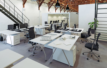 modern office interior.