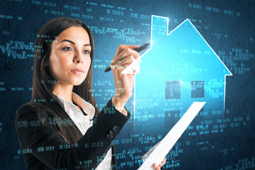 Smart home and future concept