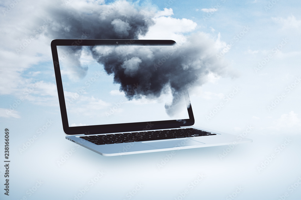 Poster cloud computing and technology concept