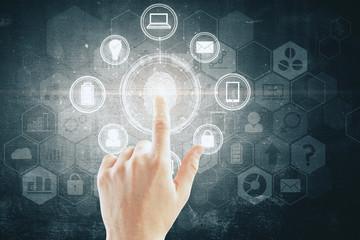 Biometrics and display concept