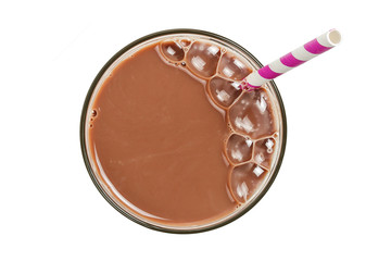 cold chocolate milk
