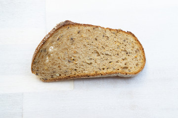 A dry slice of bread