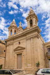 Fototapeta na wymiar Tarxien, Malta. Chapel of St. Mary