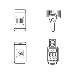 Barcodes linear icons set © bsd studio