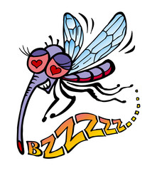 mosquito in love comics joke