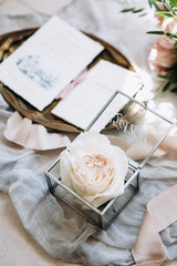 Wedding flowers. Wedding bouquet.