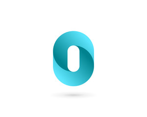 Letter O number 0 logo icon design template elements - obrazy, fototapety, plakaty