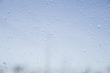 Droplets of Water on Window