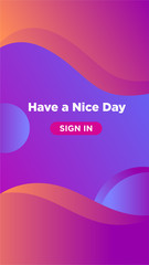 modern gradient mobile UI design background