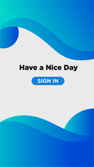 modern gradient mobile UI design background