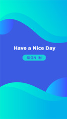 modern gradient mobile UI design background