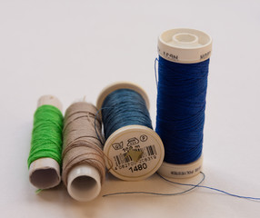 Four Reels of cotton sewing thread