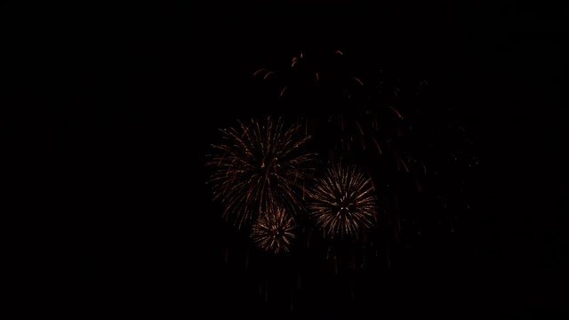 Time lapse fireworks Hawaii part 3