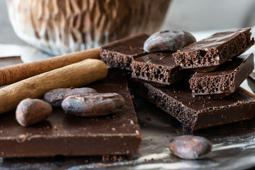 Still life with chocolate.