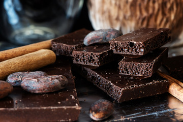 Still life with chocolate.