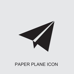 paper plane icon . Editable filled paper plane icon from startup. Trendy paper plane icon for web and mobile.