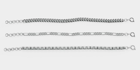 Obraz premium Realistic 3D Render of Chains