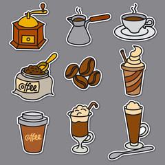 offee drinks stickers