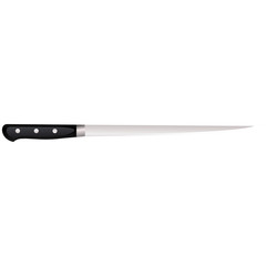 Kitchen knife on a white background.