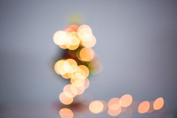 Colorful out of focus Christmas tree lights.  Christmas background