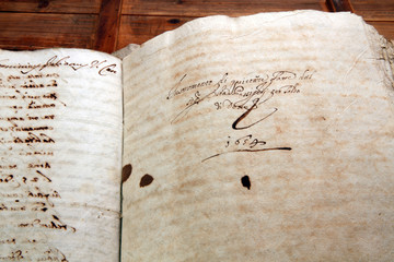 Antike Schriften aus dem 17. Jahrhundert