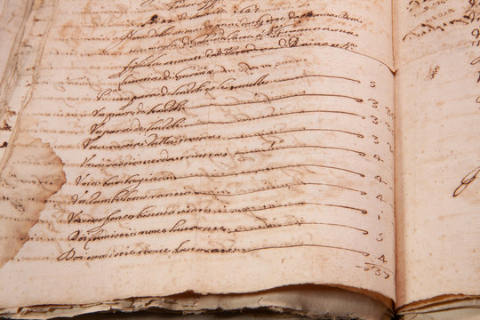 Antike Schriften aus dem 17. Jahrhundert