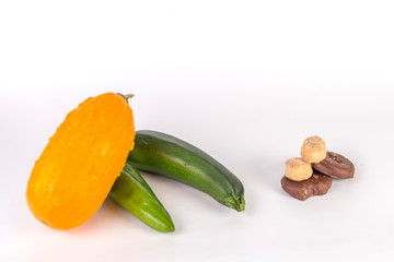 FRESH VEGETABLES VS BUNS AND SWEETS.
