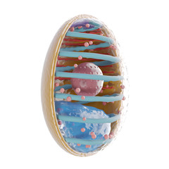 3d rendered medically accurate illustration of microsporidia