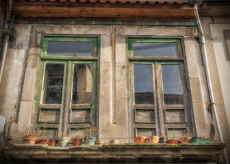Derelict Window Ledge, Vila Real, Portugal