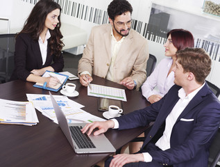 Business people in meeting