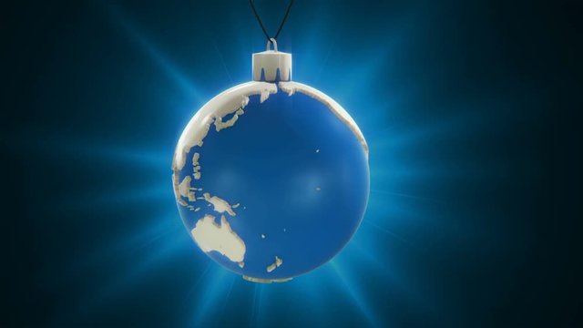 Christmas Ball Earth Loop