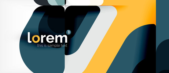 Abstract background multicolored geometric shapes modern design