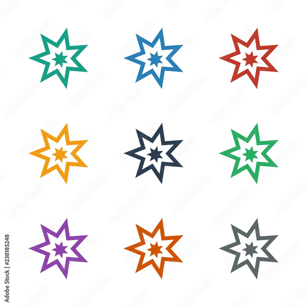 Poster explosion icon white background. editable filled explosion icon from war. trendy explosion icon for 
