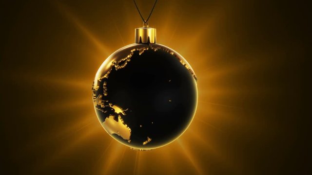 Christmas Ball Earth Loop