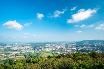 View to the town Aalen