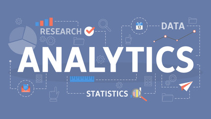 Data analysis concept. Idea of business strategy