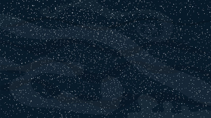 Vector background illustration with space and stars.