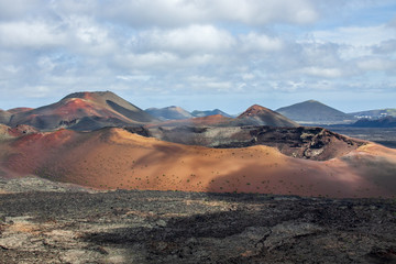 Fototapeta na wymiar Vulkan in Lanzarote