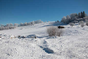Winter in the mountains
