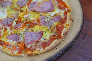 Slice Ham Hawaiian Pizza