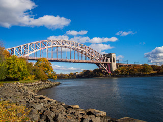 Hell Gate Bridge in New York