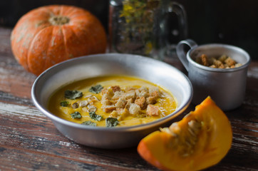Pumpkin Puree Soup