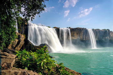 Fototapeta premium The Dray Nul waterfall in Dak Lak province, Vietnam.