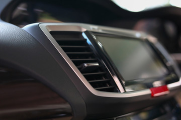 luxury interior vehicle in modern car